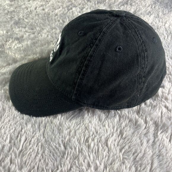Adidas Trefoil Hat Cap Womens Adjustable Black White Strapback Retro Relaxed - Picture 4 of 10